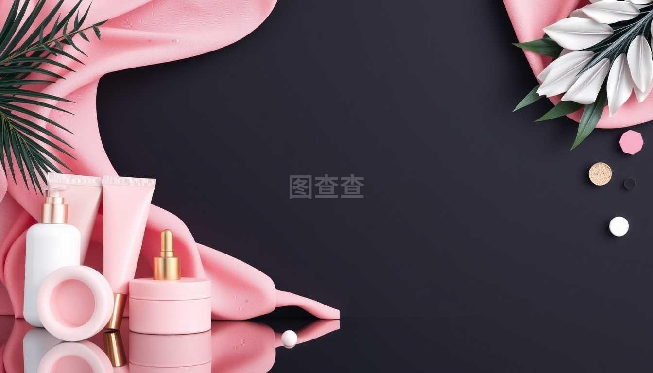 三维写实化妆品模板的设计与实践**\n\n随着数字视觉技术的发展，三维写实矢量图示成为化妆品广告领域的重要趋势。它不仅延续了传统设计的精致，更引入了立体与真实的环绕思维。